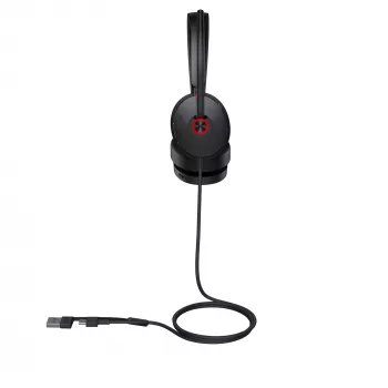 Yealink UH48 Dual Teams USB-C/A kuulokemikrofoni, johdollinen, puhelut/musiikki, 20–20000 Hz, 169 g, kuulokemikrofoni, musta