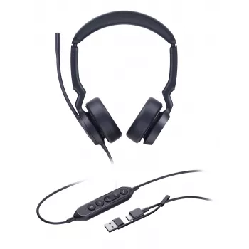 Yealink UH44 Dual UC USB-C/A -kuulokemikrofoni