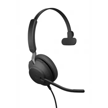 Jabra Evolve2 40 SE -kuulokemikrofoni, johdollinen, panta, toimisto/callcenter, USB Type-C / USB Type-A, musta