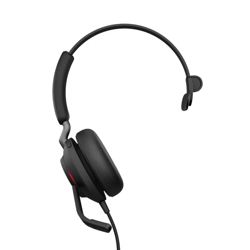 Jabra Evolve2 40 SE -kuulokemikrofoni, johdollinen, panta, toimisto/callcenter, USB Type-C / USB Type-A, musta