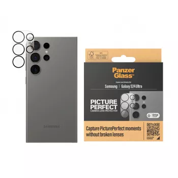 Kameran linssinsuoja PanzerGlass Samsung Galaxy S24 Ultra, naarmuuntumaton, iskunkestävä