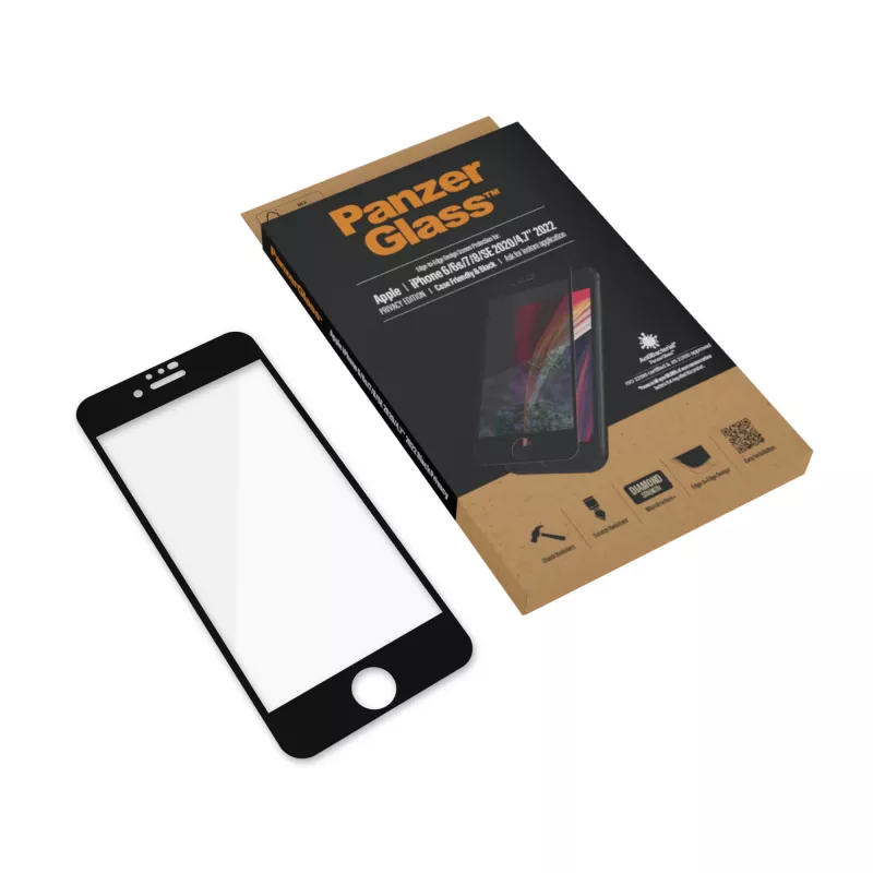 PanzerGlass® näytönsuoja iPhone 8 | 7 | 6s | 6 | SE (2020/2022) | Edge-to-Edge