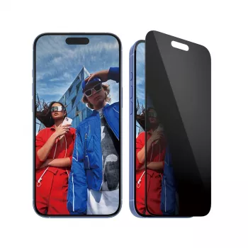 PanzerGlass® Privacy-näytönsuoja iPhone 16 Plus | 15 Plus | Ultra-Wide Fit EasyAlignerilla