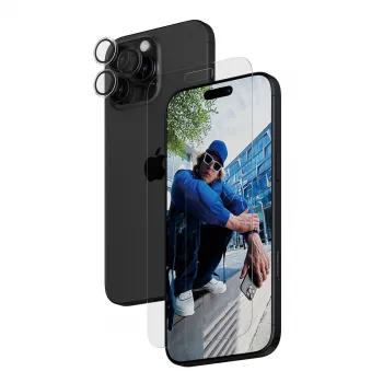 PanzerGlass 2-in-1 -paketti iPhone 16 Pro Max B2876+1286