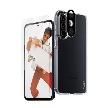 PanzerGlass ® | CARE by ® Flagship 3-in-1 -paketti Samsung Galaxy A56 5G