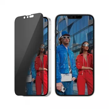 PanzerGlass ® Privacy-näytönsuoja iPhone 17e | 16e | 14 | 13 | 13 Pro | Ultra-Wide Fit EasyAlignerilla