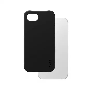 PanzerGlass CARE™ by ® Samba -kotelo, musta, Qi-yhteensopiva, iPhone 17e | 16e