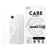 PanzerGlass CARE™ by ® Samba -kotelo, läpinäkyvä, valkoinen, Qi-yhteensopiva, iPhone 17e | 16e