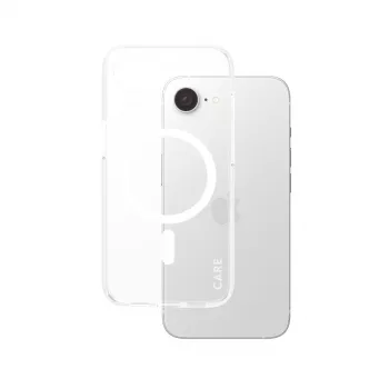 PanzerGlass CARE by Flagship Urban Combat White -suojakotelo läpinäkyvä Qi-yhteensopiva iPhone 16e