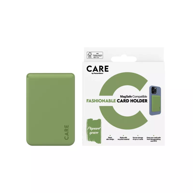 PanzerGlass CARE™ by ® -kortinpidike, vihreä, iPhone, kotelo, Apple, Apple - iPhone, vihreä