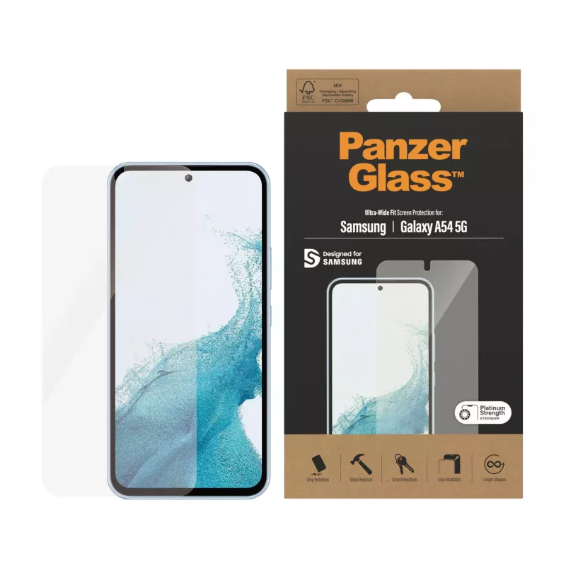 PanzerGlass ® näytönsuojakalvo Samsung Galaxy A54 5G | Ultra-Wide Fit