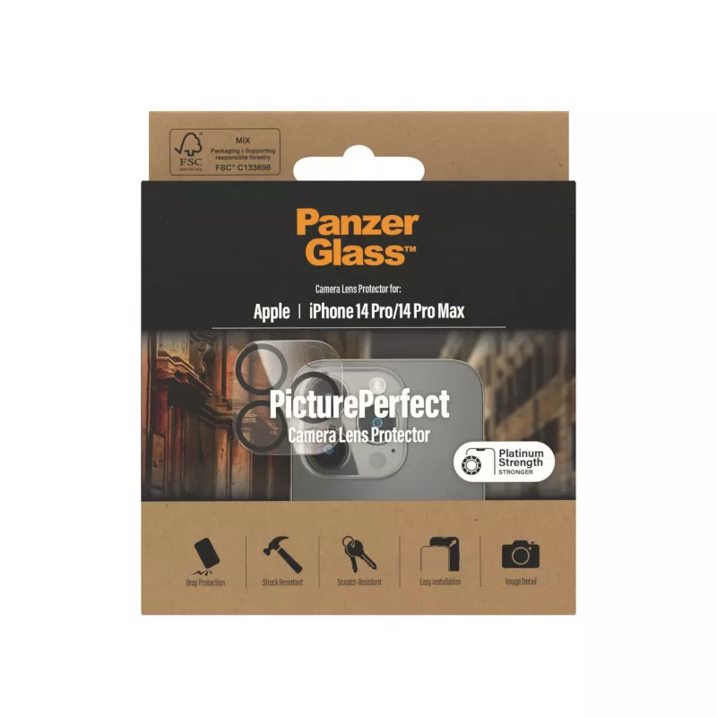 PanzerGlass® PicturePerfect -kameran linssinsuoja iPhone 14 Pro | 14 Pro Max