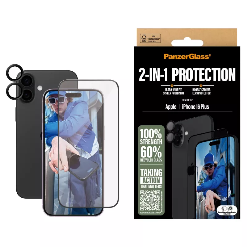 PanzerGlass 2-in-1 -pakkaus iPhone '24 6,7