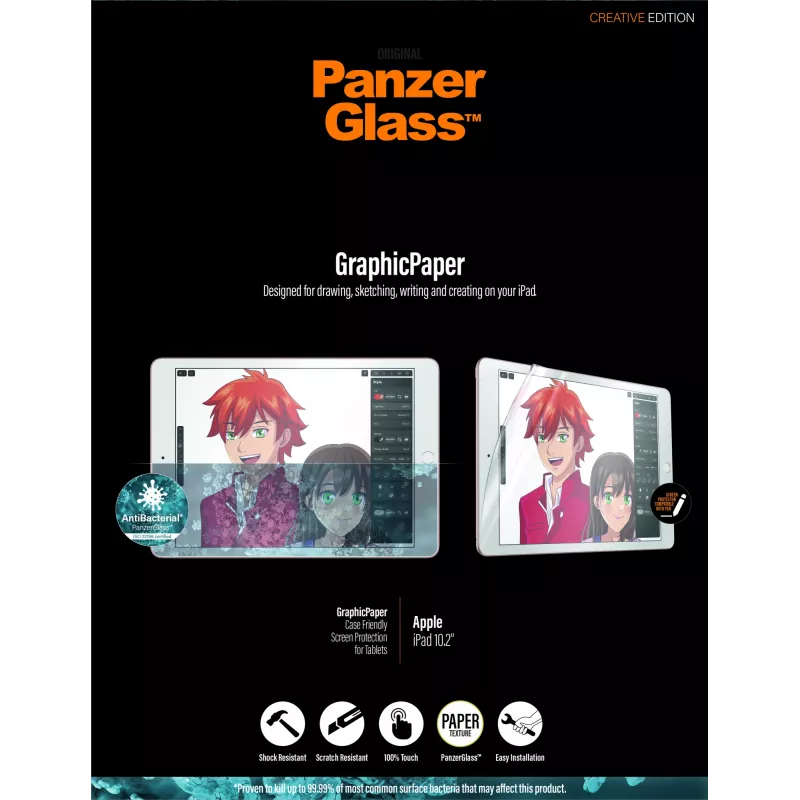 PanzerGlass ® GraphicPaper® näytönsuojakalvo iPad 10.2″ (2019-2021)
