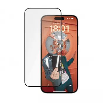 PanzerGlass ® Ceramic Protection iPhone 15 Plus | Ultra-Wide Fit EasyAligner-telineellä