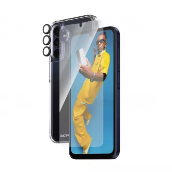 PanzerGlass® 3-in-1 Protection Pack Samsung Galaxy A15 | A15 5G | Ultra-Wide Fit EasyAligner-telineellä