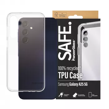 PanzerGlass SAFE. by ® TPU-kotelo Samsung Galaxy A25 5G | läpinäkyvä