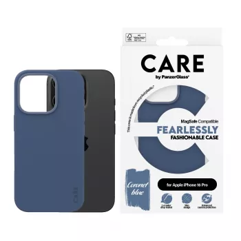PanzerGlass CARE™ by ® -kotelo Blue MagSafe-yhteensopivuudella iPhone 16 Pro