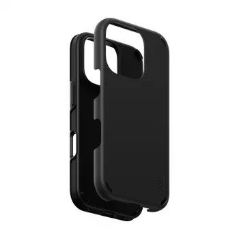 PanzerGlass CARE™ by ® Double Defense -kotelo musta iPhone 16 Pro