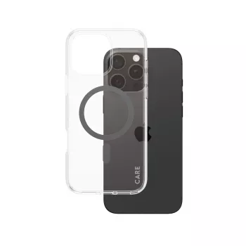 PanzerGlass CARE™ by ® Urban Combat -kotelo läpinäkyvä mustalla MagSafe-yhteensopivuudella iPhone 16 Pro Max