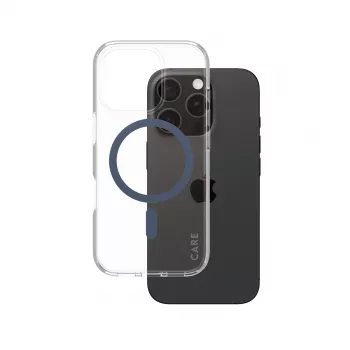 PanzerGlass CARE by Flagship kuori läpinäkyvä Urban Combat Blue MagSafe iPhone 16 Pro