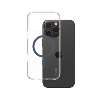 PanzerGlass CARE by Flagship Urban Combat Blue -suojakotelo läpinäkyvä MagSafe iPhone 16 Pro Max