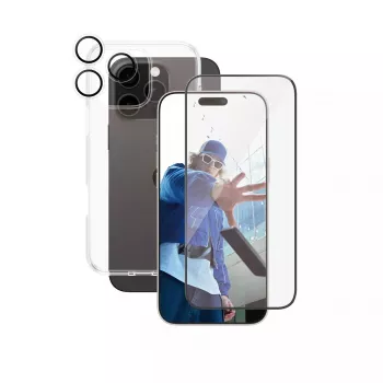 PanzerGlass ® | CARE by ® Flagship 3-in-1-paketti iPhone 16 Pro Max