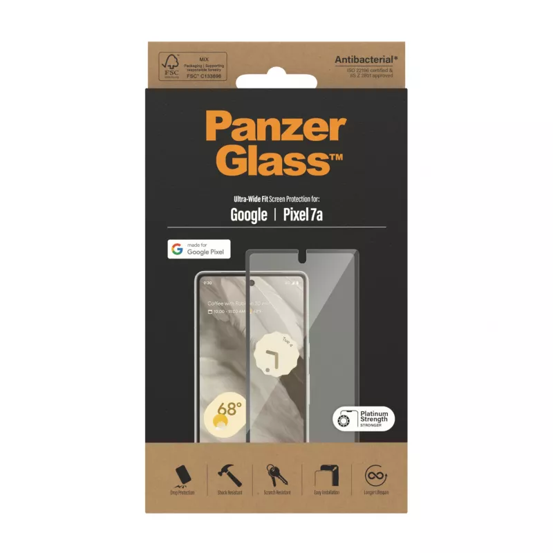 PanzerGlass® näytönsuoja Google Pixel 7a | Ultra Wide Fit