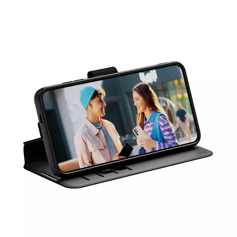 Lompakkokuori PanzerGlass Samsung Galaxy S25 läpinäkyvä tukijalalla
