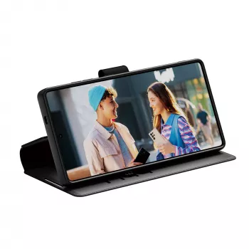 Lompakkokuori PanzerGlass Samsung Galaxy S25 Ultra läpinäkyvä tukijalalla