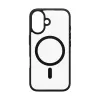 PanzerGlass ® HardCase läpinäkyvä mustalla MagSafe-kehyksellä iPhone 16