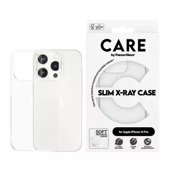 PanzerGlass CARE™ by ® X-Ray kuori iPhone 15 Pro, kuori, Apple, Apple - iPhone 15 Pro, läpinäkyvä