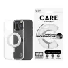 PanzerGlass CARE™ by ® kuori läpinäkyvä hopeisella tukijalalla & MagSafe iPhone 15 Pro Max