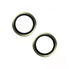 PanzerGlass ® Hoops® Kamera-Linsenschutz Gelb iPhone 15 | 15 Plus
