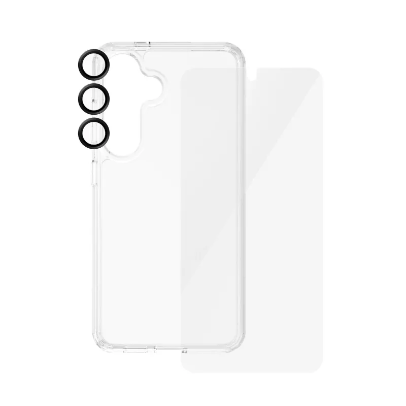 PanzerGlass ® 3-in-1 Bundle Samsung Galaxy S24 | Ultra-Wide Fit EasyAlignerilla