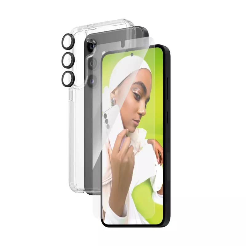 PanzerGlass ® 3-in-1-Bundle Samsung Galaxy S24+ | Ultra-Wide Fit EasyAlignerilla