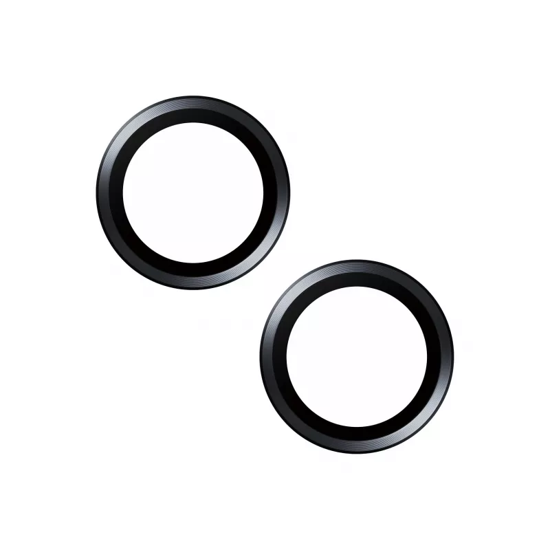 PanzerGlass ® Hoops® kameraobjektiivin suojalasi musta iPhone 15 | 15 Plus