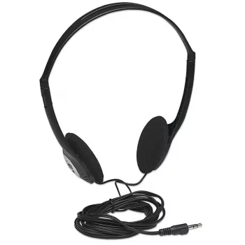 Kuulokkeet MANHATTAN stereo 3,5 mm musta