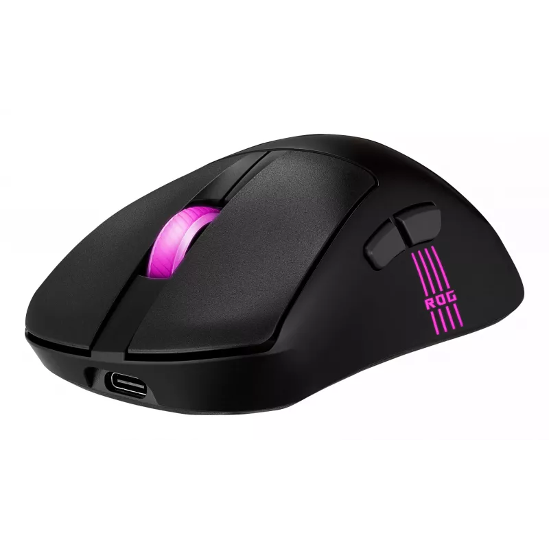 ASUS ROG Keris II Origin BLK hiiri peli oikeakätinen RF langaton + Bluetooth + USB Type-A optinen 42000 DPI