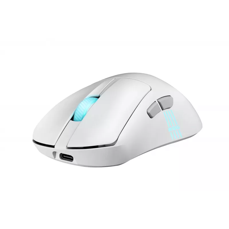ASUS ROG Keris II Origin WHT hiiri peli oikeakätinen RF langaton + Bluetooth + USB Type-A optinen 42000 DPI