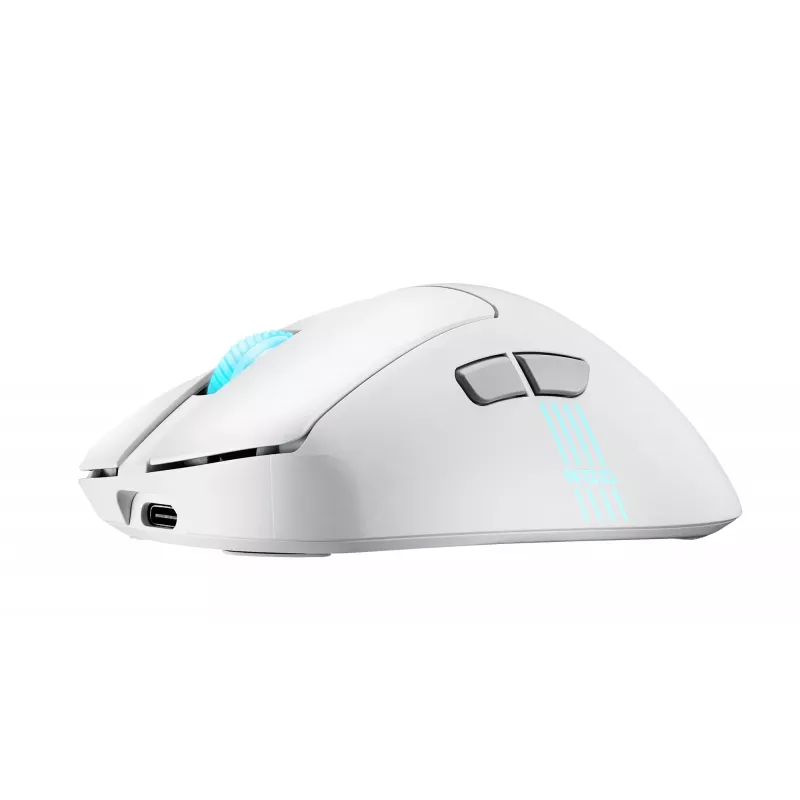 ASUS ROG Keris II Origin WHT hiiri peli oikeakätinen RF langaton + Bluetooth + USB Type-A optinen 42000 DPI