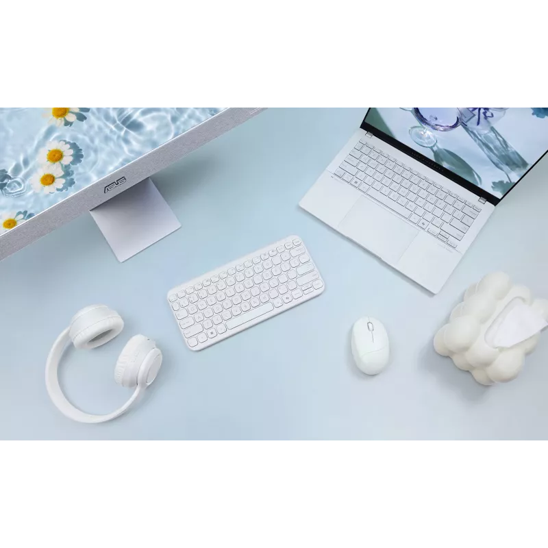 ASUS Fragrance MD101 hiiri Home molempikätinen RF langaton + Bluetooth optinen 2400 DPI