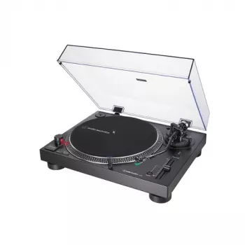 Audio-Technica AT-LP120XUSB suoravetoinen levysoitin (analoginen & USB), hopea