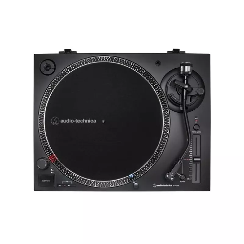 Audio-Technica AT-LP120XUSB suoravetoinen levysoitin (analoginen & USB), hopea