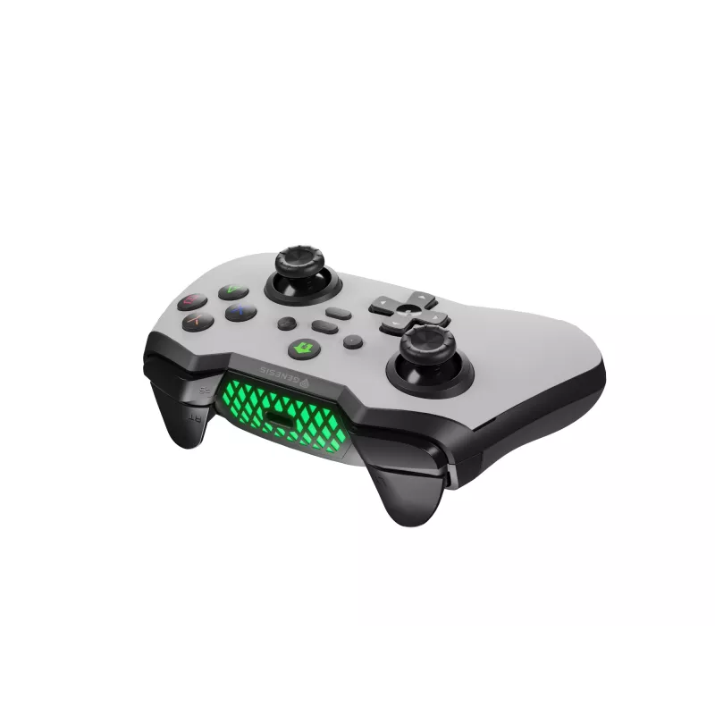 GENESIS Mangan 400 valkoinen Bluetooth-peliohjain analoginen / digitaalinen Android, MAC, Nintendo Switch, PC, iOS