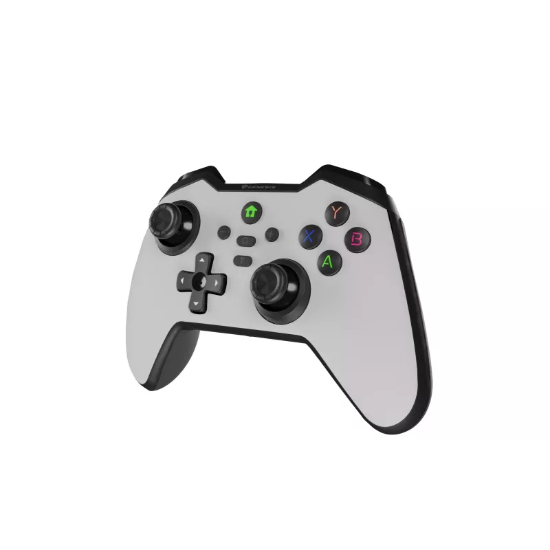 GENESIS Mangan 400 valkoinen Bluetooth-peliohjain analoginen / digitaalinen Android, MAC, Nintendo Switch, PC, iOS
