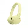 Sony WHCH520Y.CE7, langaton, puhelut/musiikki, 20 - 20000 Hz, 147 g, headset, keltainen