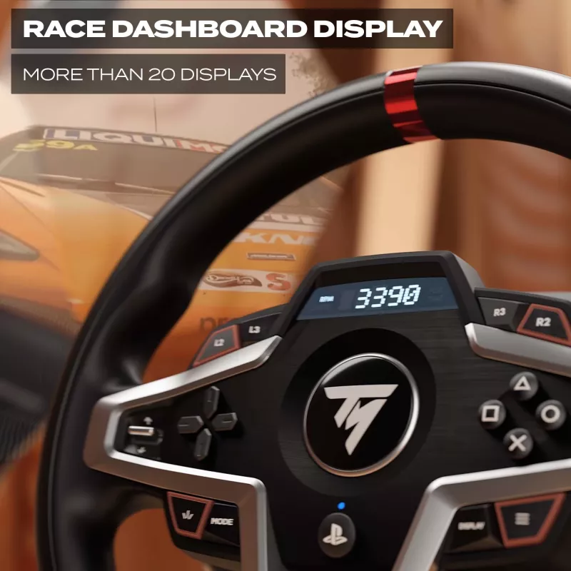 Thrustmaster T248 musta ratti + polkimet PC, PlayStation 4, PlayStation 5