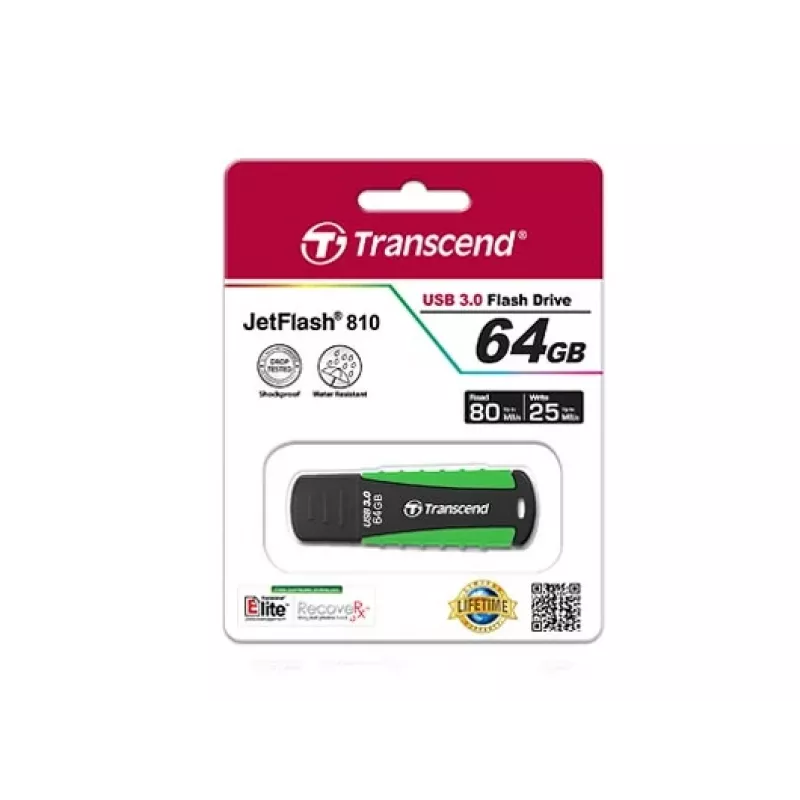 USB-muistitikku Transcend 64GB USB Type-A 3.2 Gen 1 JetFlash 810