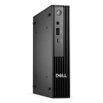 DELL Pro QCM1250 Intel® Core™ i5 i5-14500T 8 GB DDR5-SDRAM 512 GB SSD Windows 11 Pro Micro PC -minitietokone musta